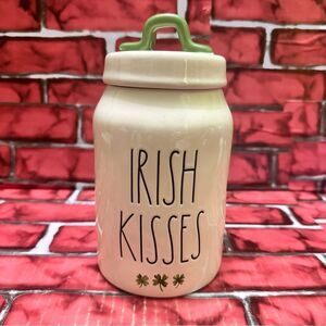 Rae Dunn Irish Kisses ceramic cream canister